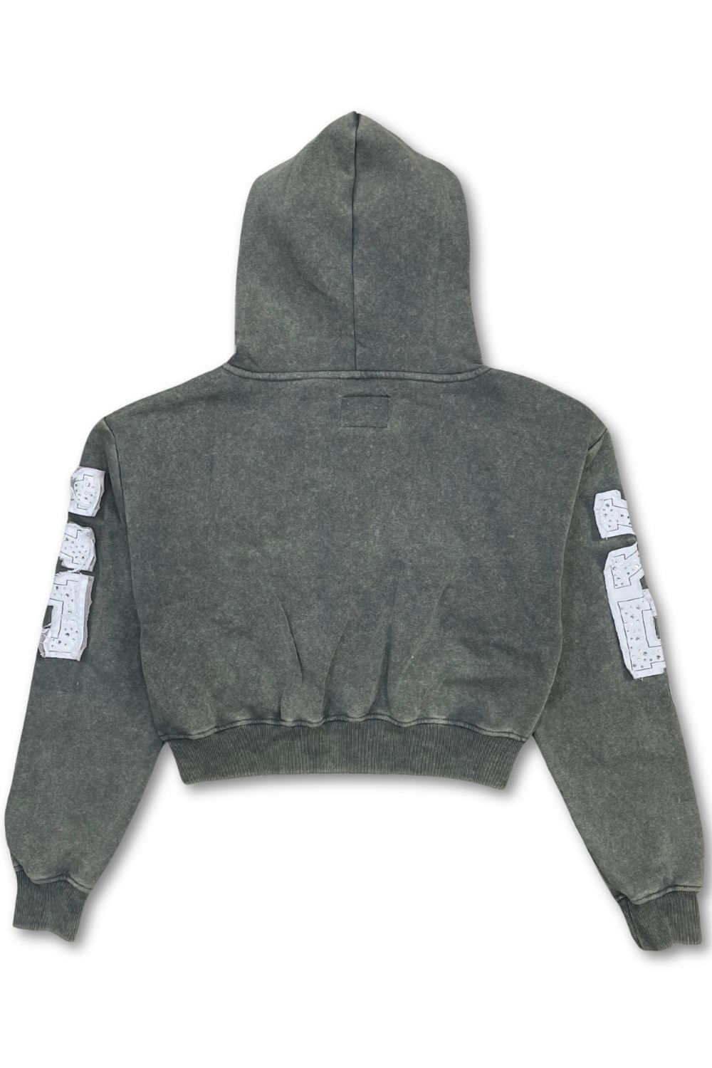 Women’s Red Fox Exclusive Rhinestone Stacked Sweatsuit - Grey