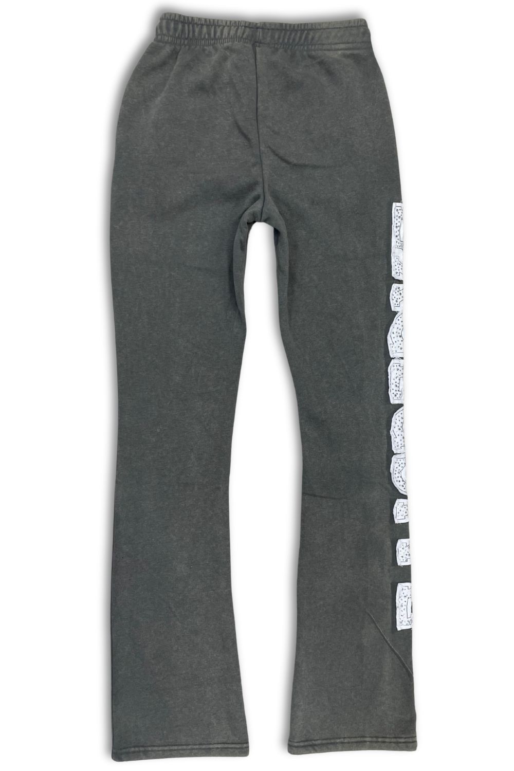 Women’s Red Fox Exclusive Rhinestone Stacked Sweatsuit - Grey