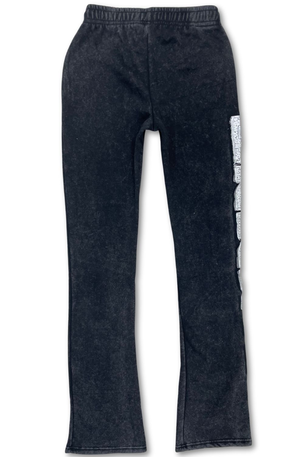 Women’s Red Fox Exclusive Rhinestone Stacked Sweatsuit - Black