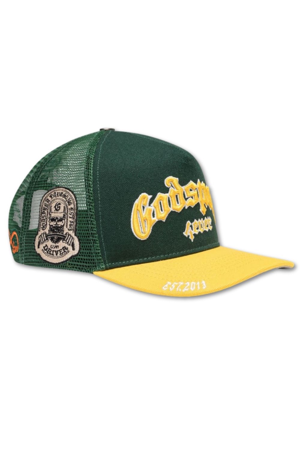 Godspeed Forever Trucker Hat - Green/Yellow
