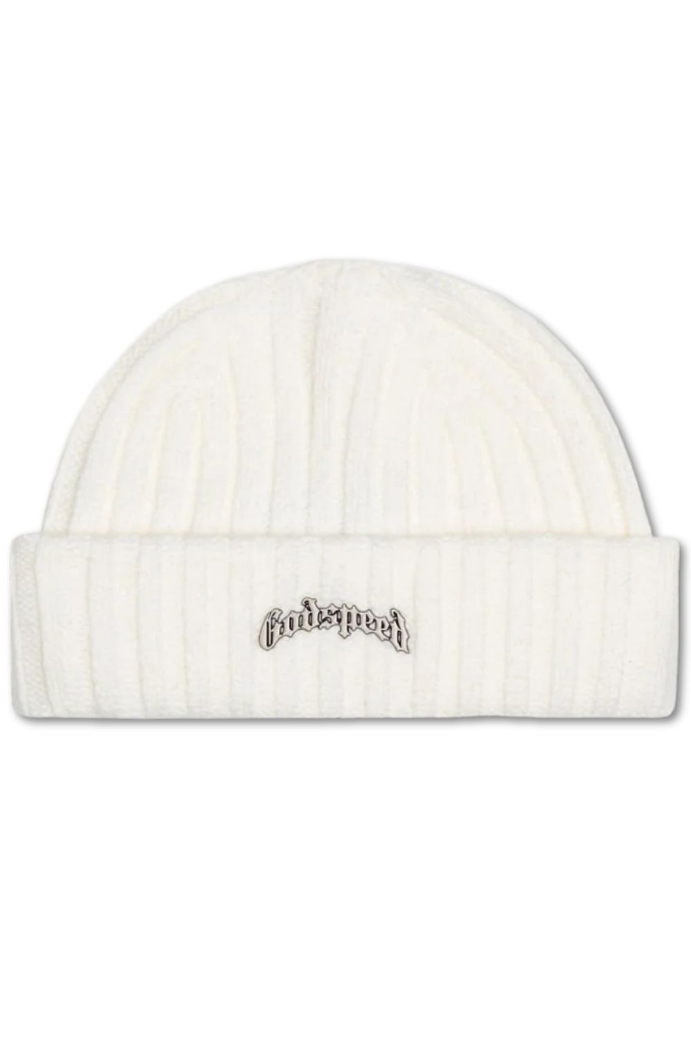 Godspeed OG Logo Emblem Beanie - White