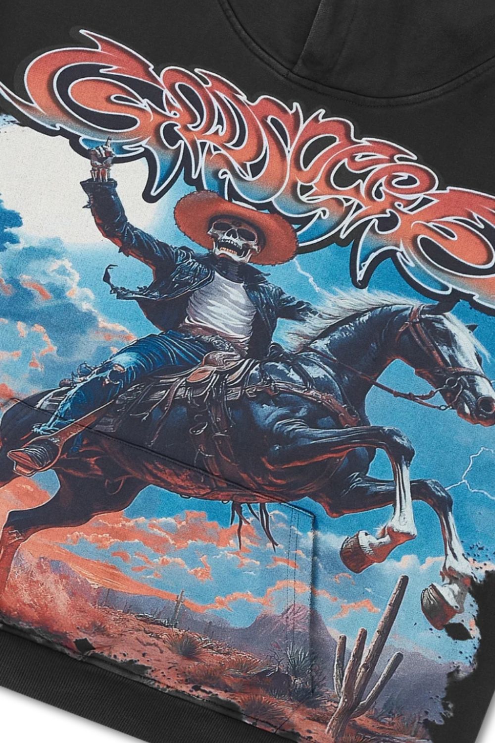 Godspeed Best Western Hoodie - Black Wash