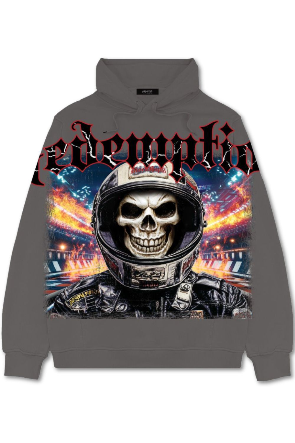 Redemption Graphic Hoodie - Charcoal