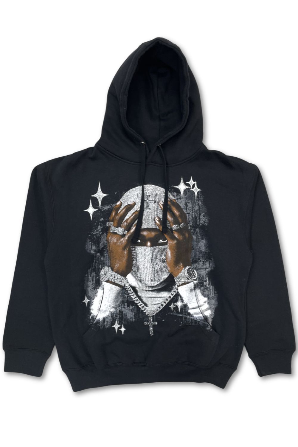 Masked Man Graphic Hoodie