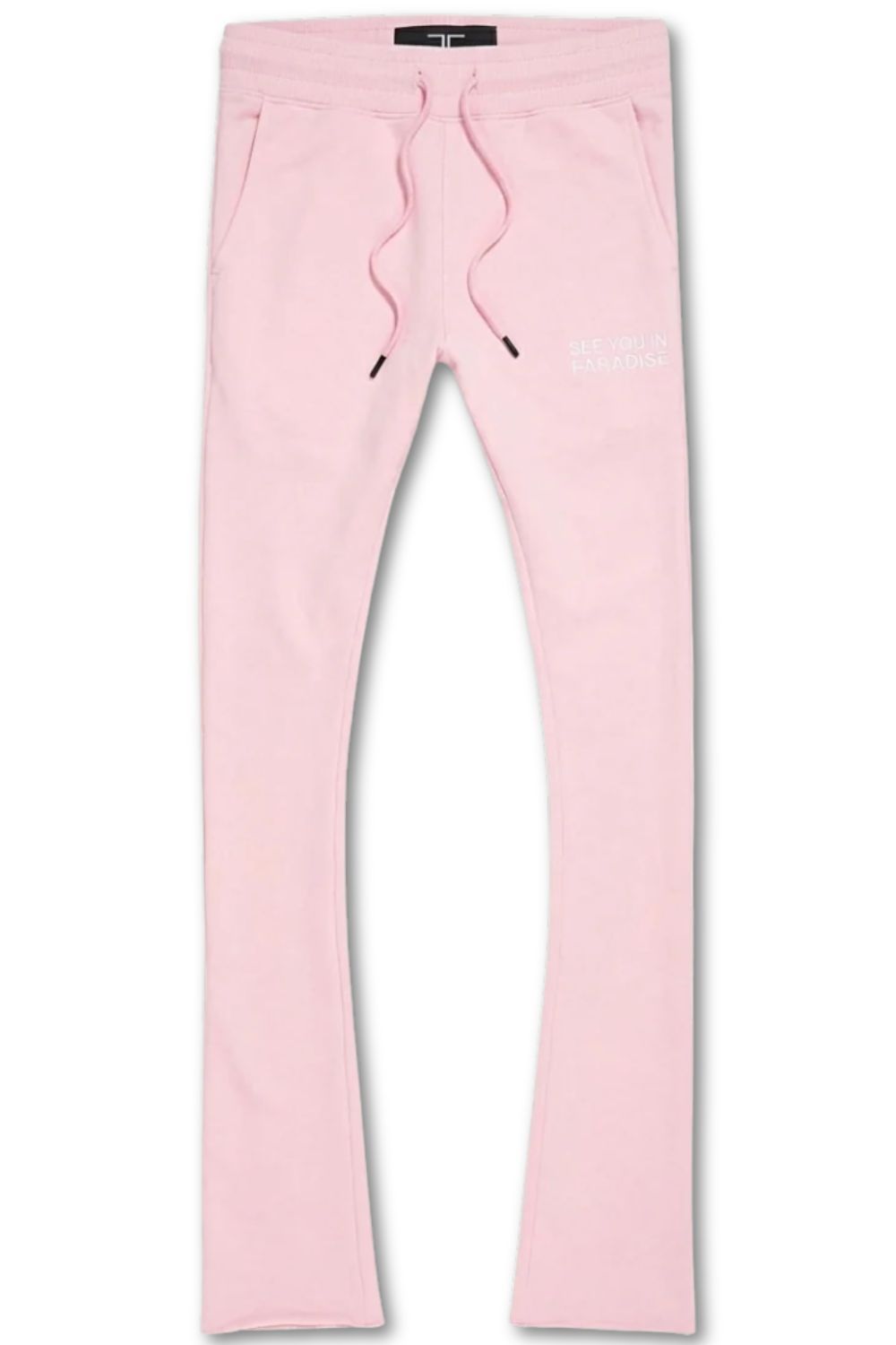 See You In Paradise Stacked Sweatpants - Pink