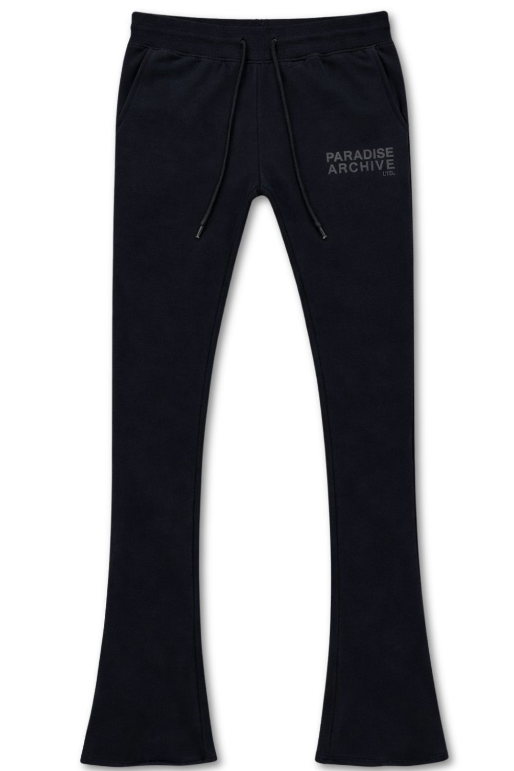See You In Paradise Paradise Archive Stacked Sweatpants - Noir