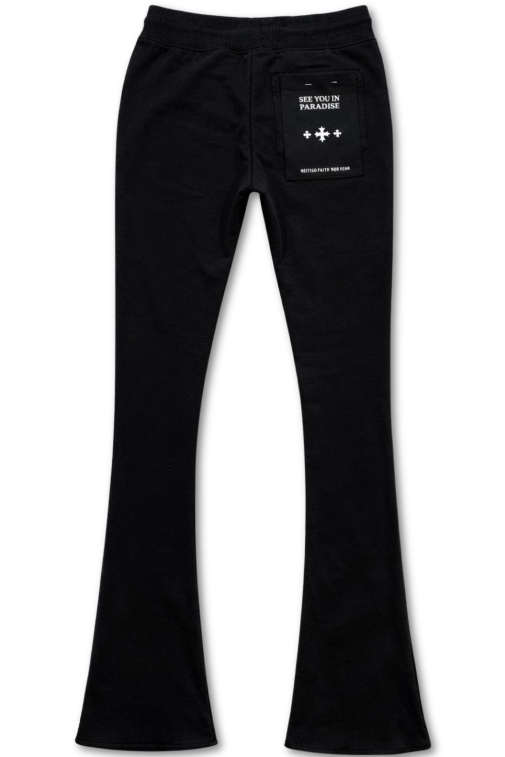 See You In Paradise Paradise Archive Stacked Sweatpants - Noir