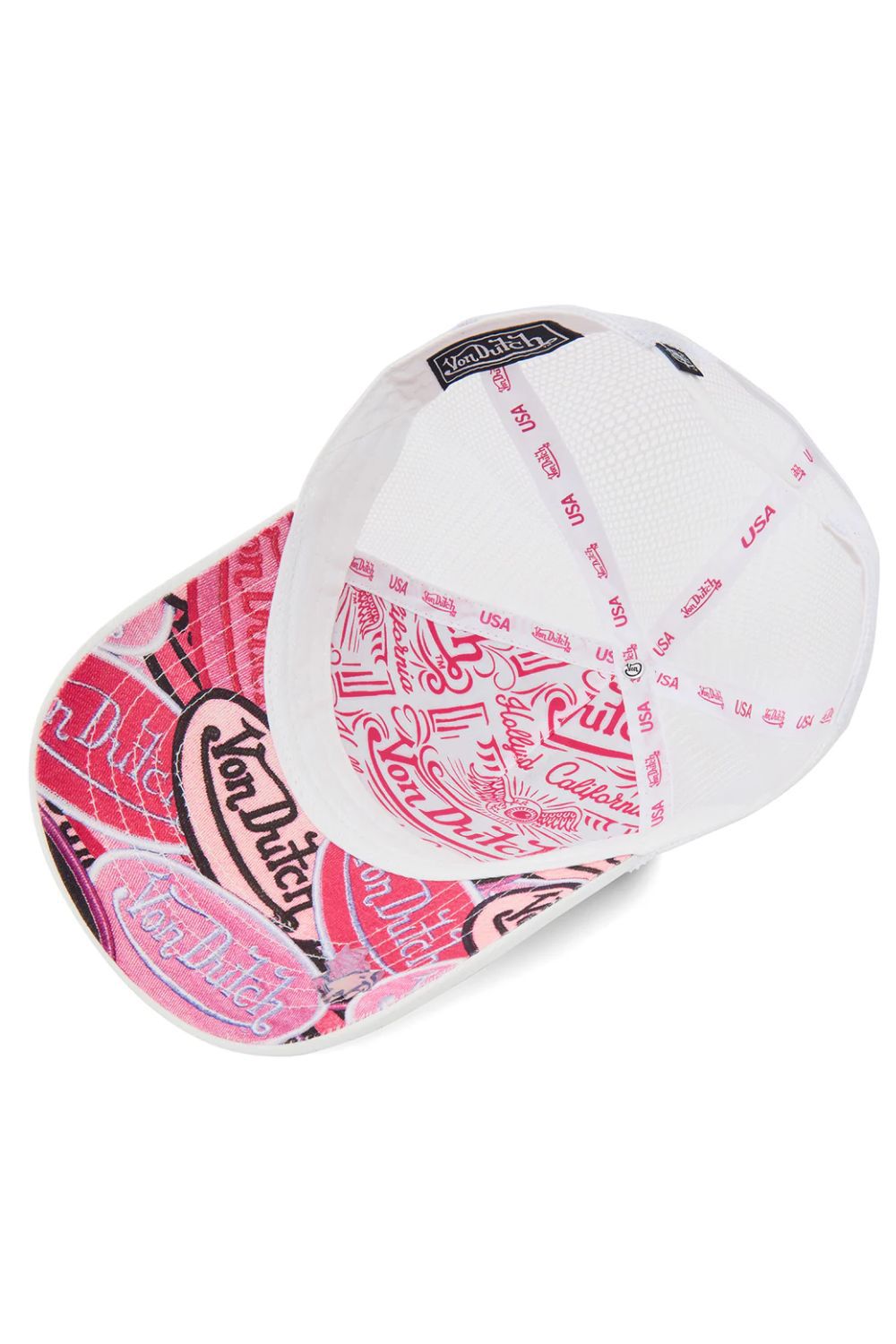 Von Dutch Pink Billboard Trucker Hat