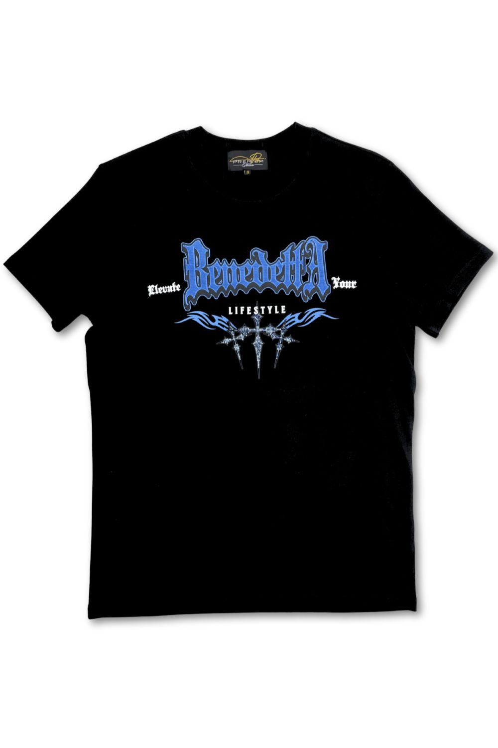 Premium Milano Faith Prevails T-Shirt - Black