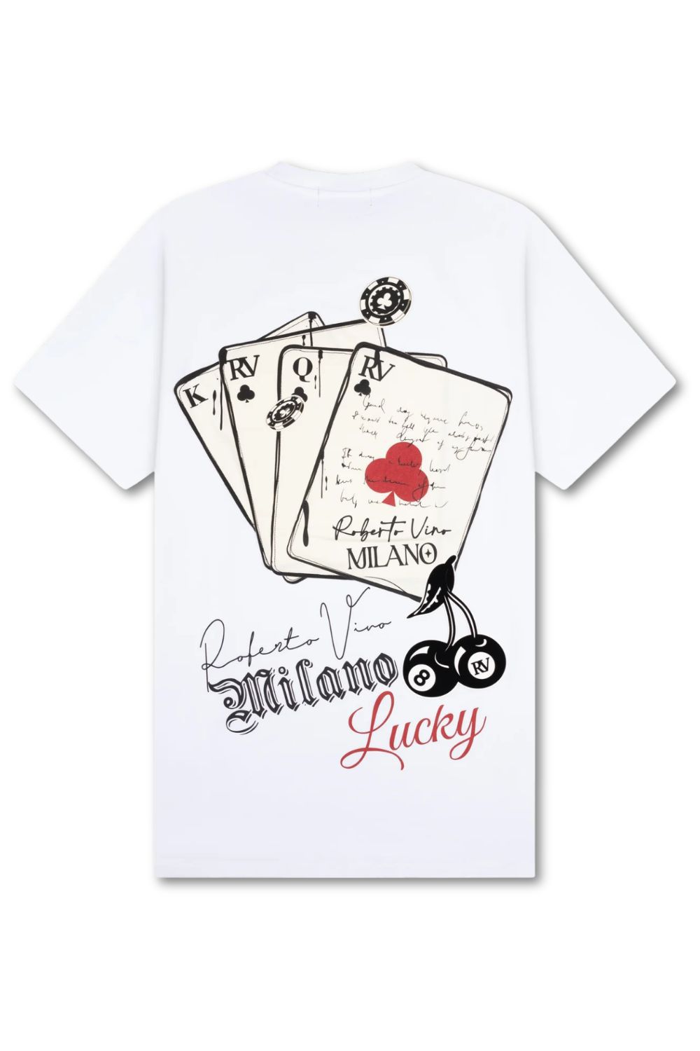 Roberto Vino Milano Lucky Milano T-Shirt - White