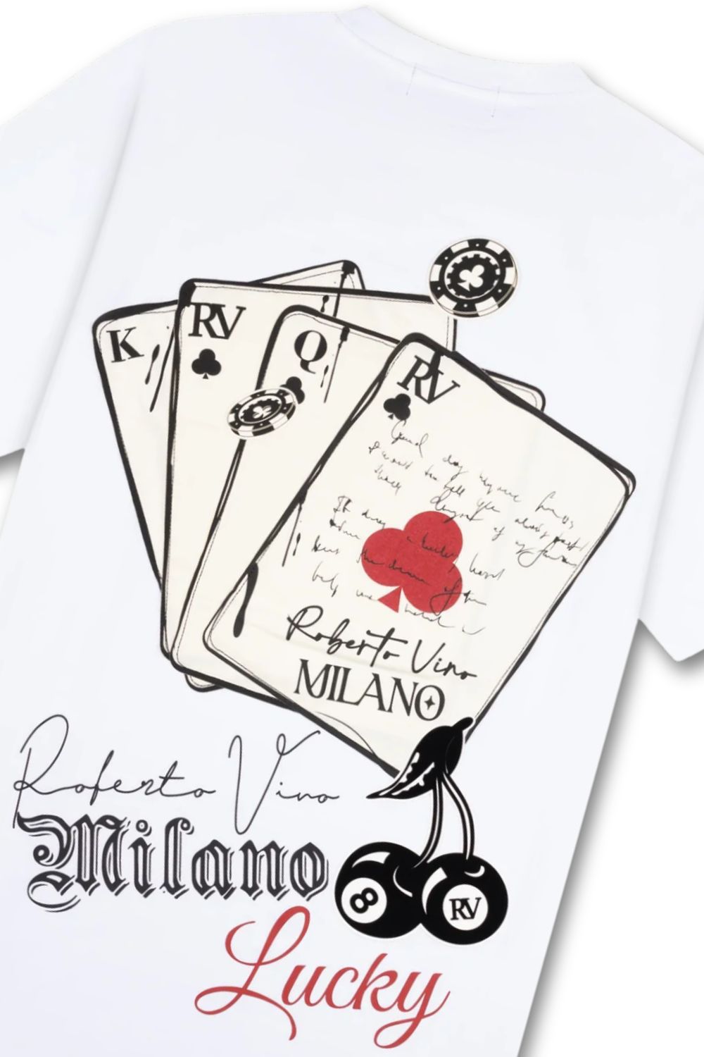 Roberto Vino Milano Lucky Milano T-Shirt - White
