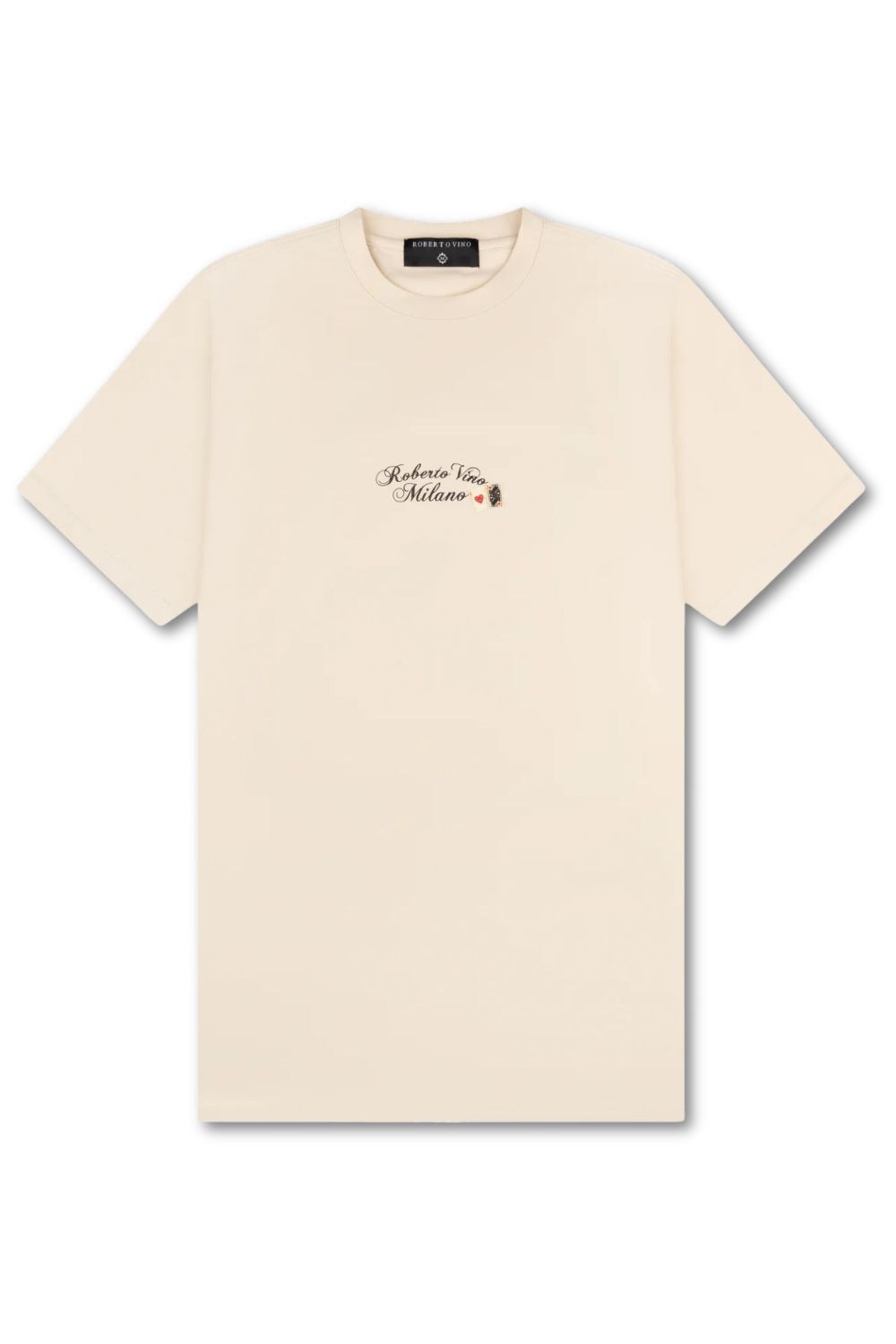 Roberto Vino Milano Lucky Milano T-Shirt - Cream