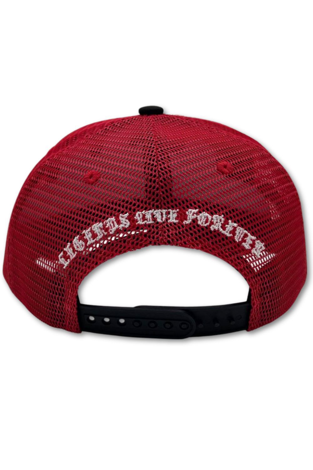 Hudson 777 Rhinestone Trucker Hat - Red