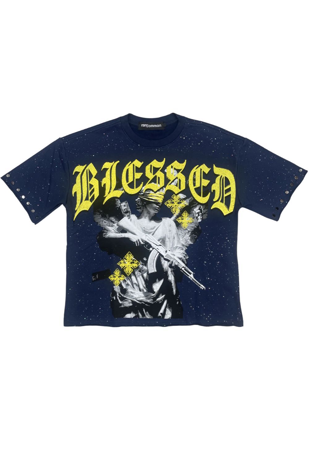 Rare Common Blessed T-Shirt - Navy