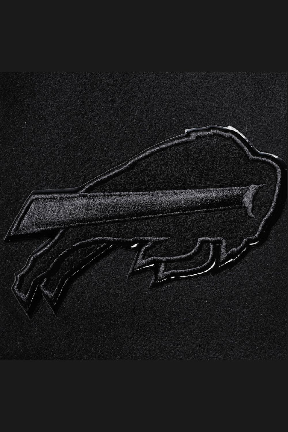 Pro Standard Buffalo Bills Triple Black Zip Up Hoodie