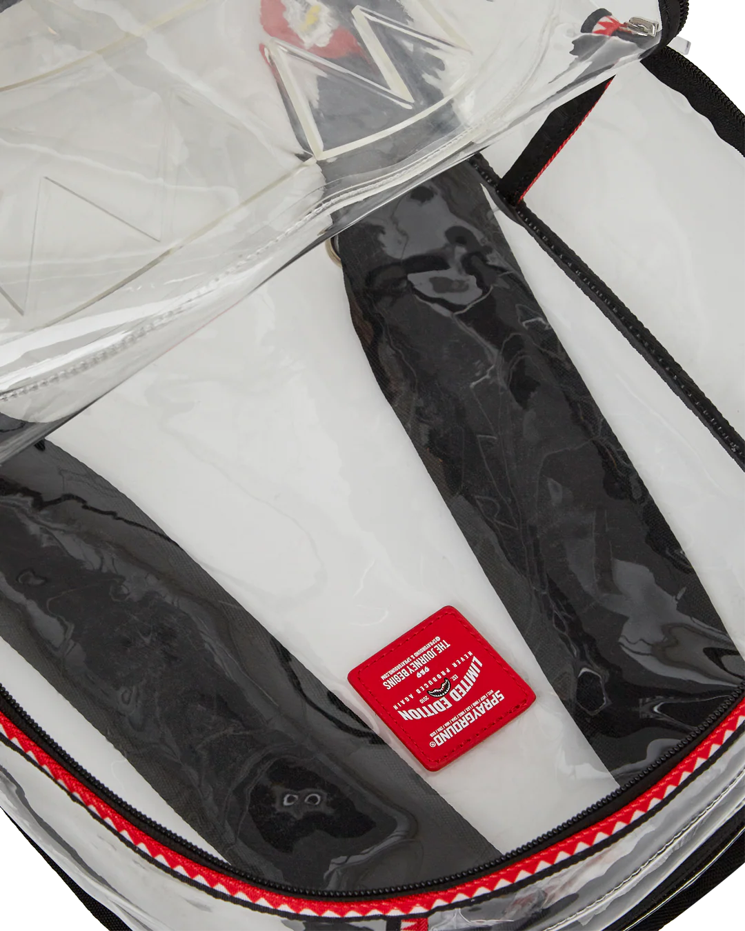 Sprayground-100% Clear Backpack Shark