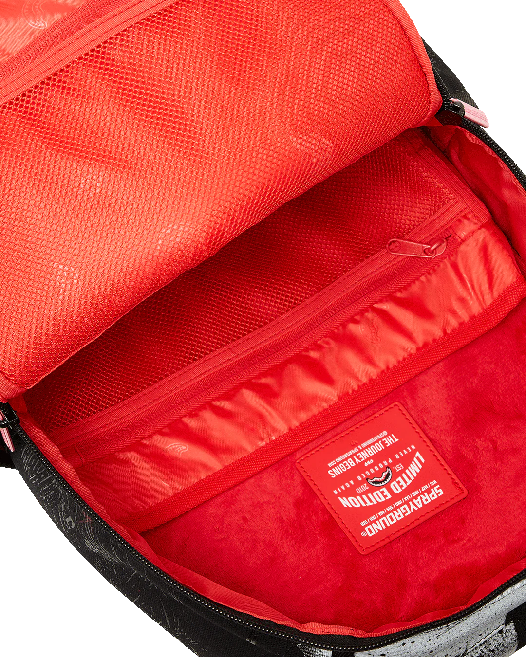 Sprayground -Shark Central Acrylic Art Dlx Cotton Backpack