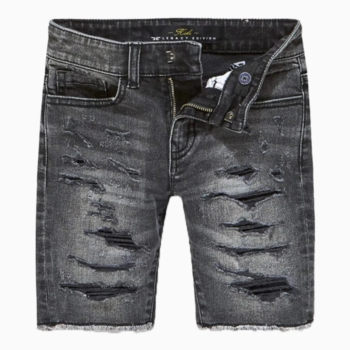 Kids Jordan Craig Jean Shorts - Black Shadow