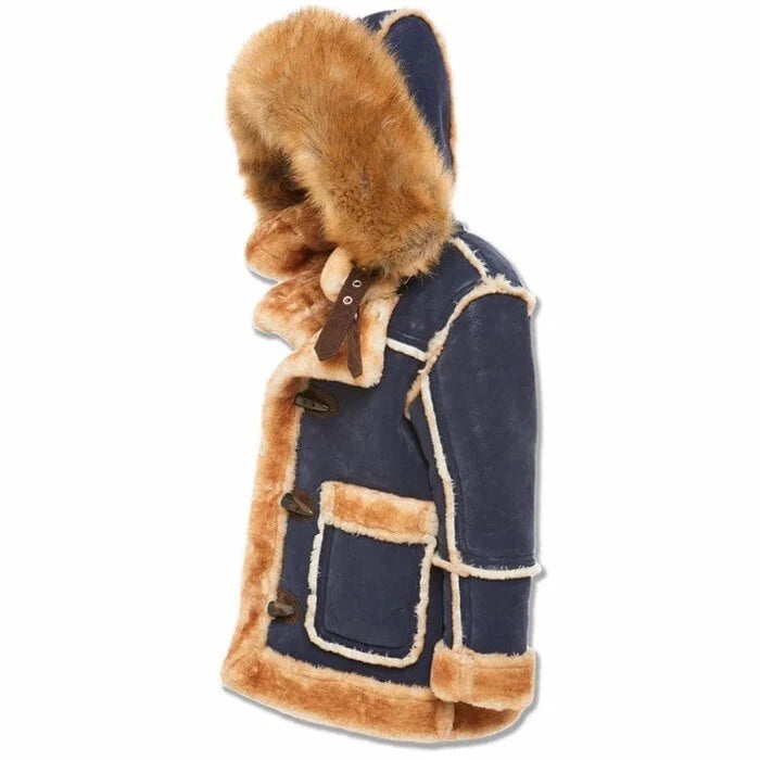Kids Jordan Craig Denali Shearling Jacket - Navy