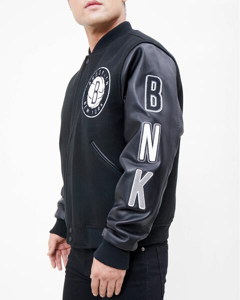 Pro Standard Brooklyn Nets Classic Wool Varsity Jacket