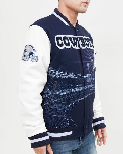 Pro Standard Dallas Cowboys Remix Varsity Jacket