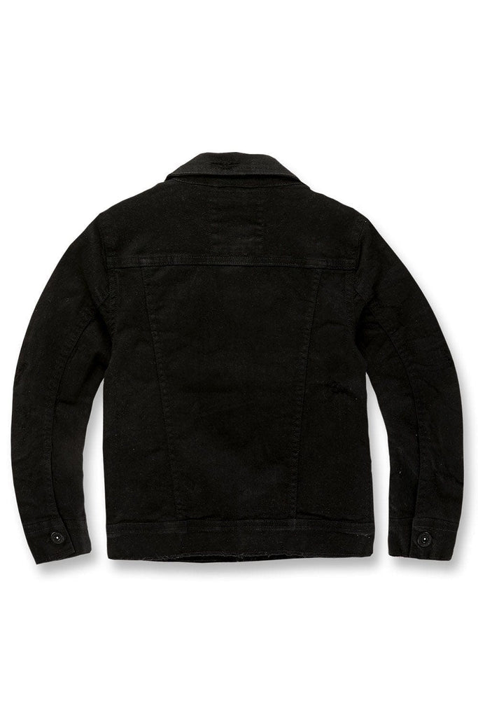 BOYS JORDAN CRAIG TRIBECA TWILL TRUCKER JACKET (BLACK)