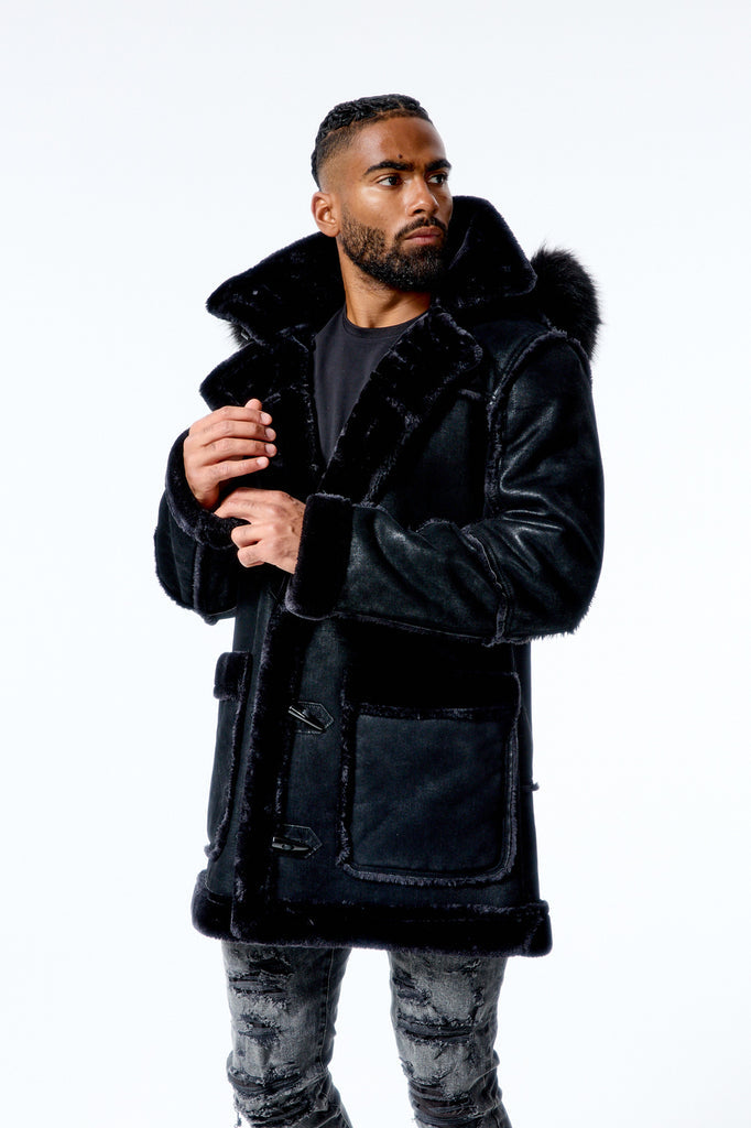 Jordan Craig Denali Shearling Jacket (Black)