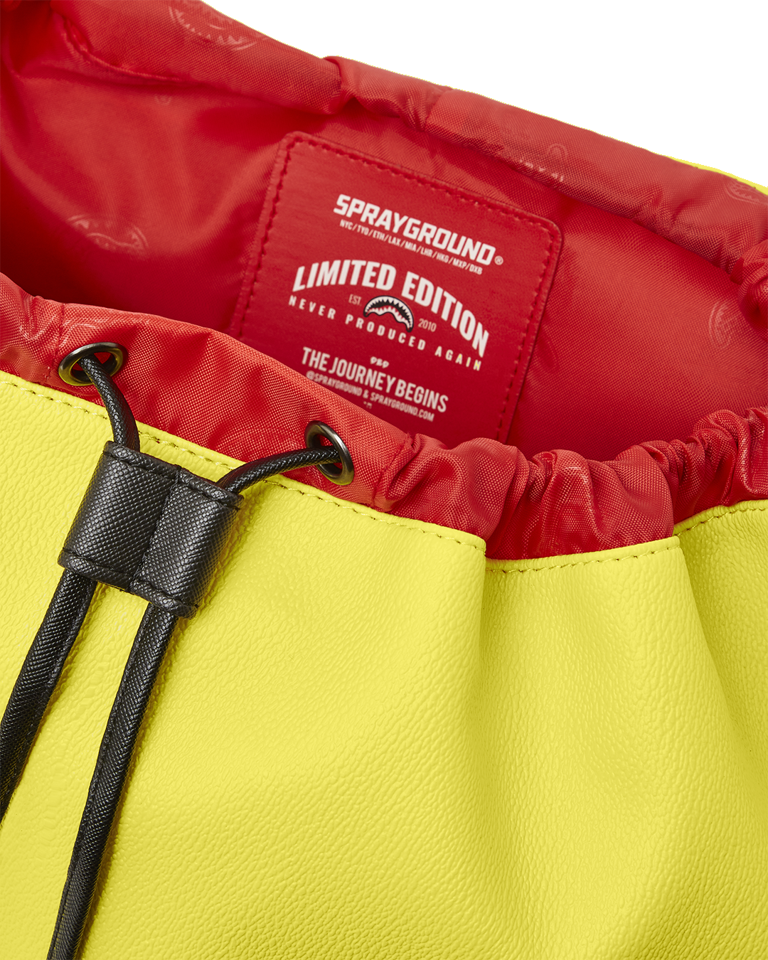 Sprayground Yellow Backpack