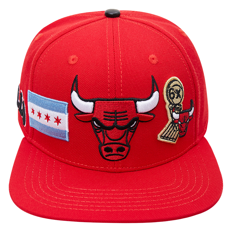 Pro Standard Chicago Bulls City Double Front Logo Snapback Hat