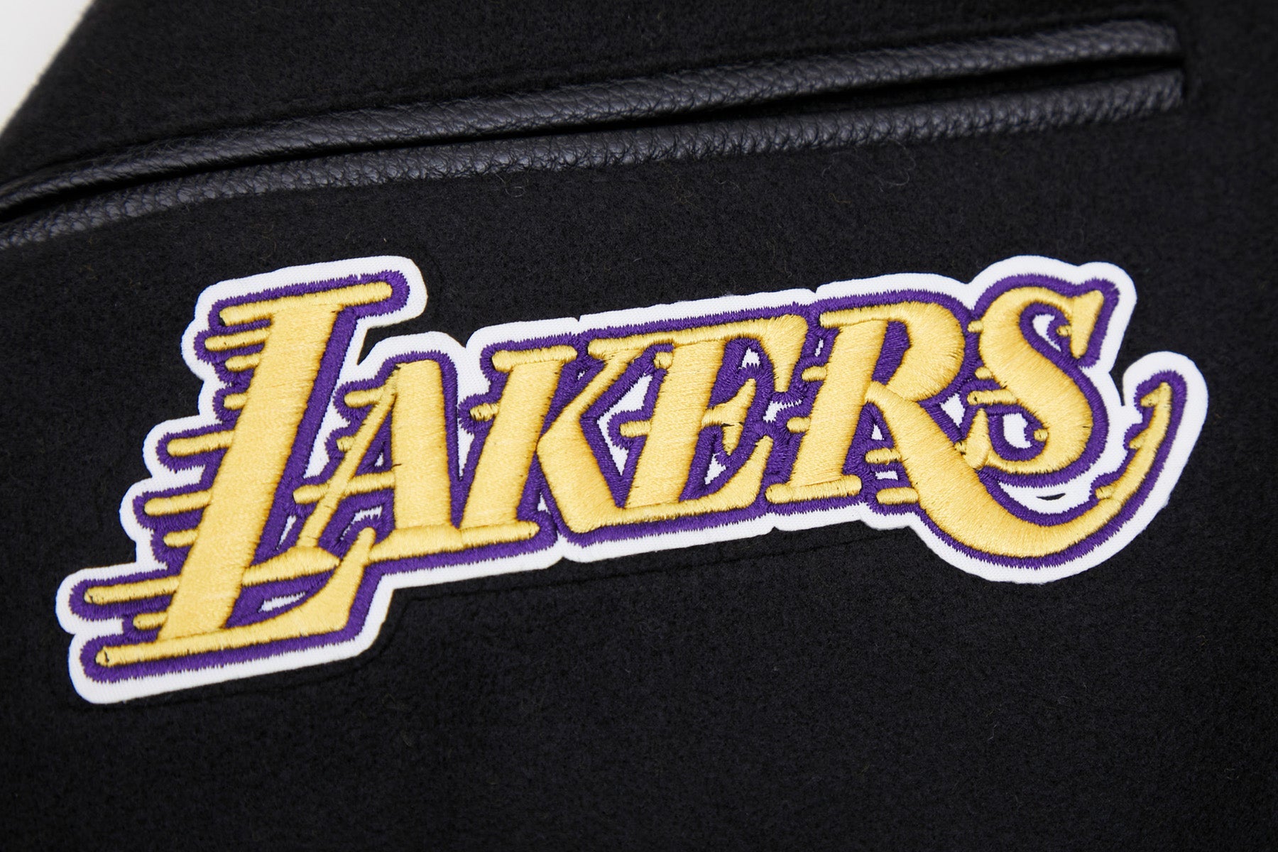 Pro Standard Los Angeles Lakers Classic Wool Varsity Jacket