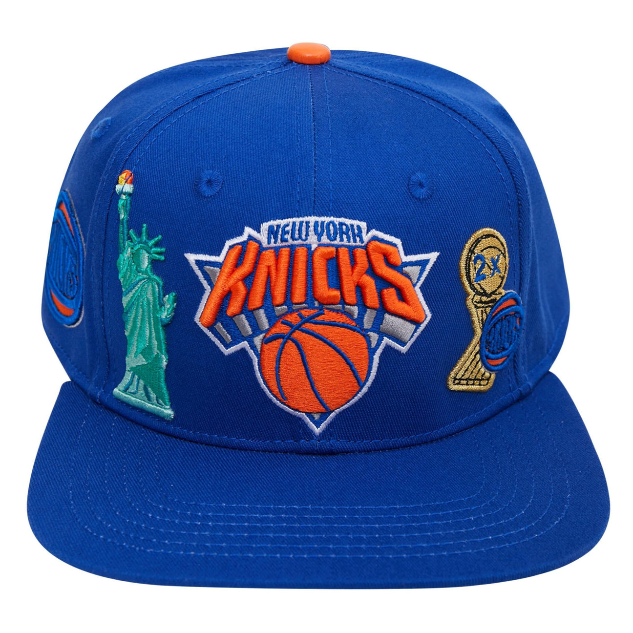 Pro Standard New York Knicks Double Front Logo Snapback Hat