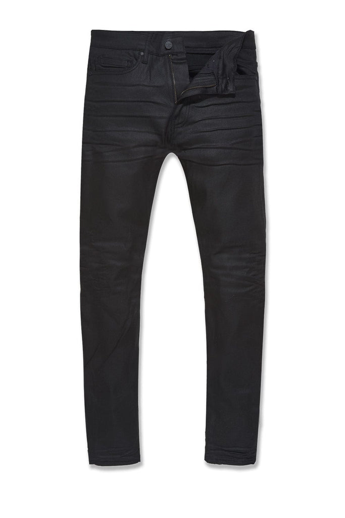 Jordan Craig Black Waxed Jeans