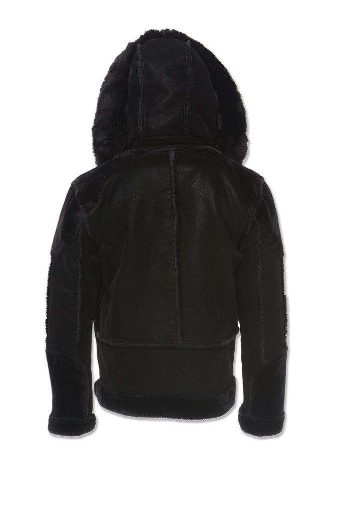 Jordan Craig El Jefe Shearling Moto Coat (Black)