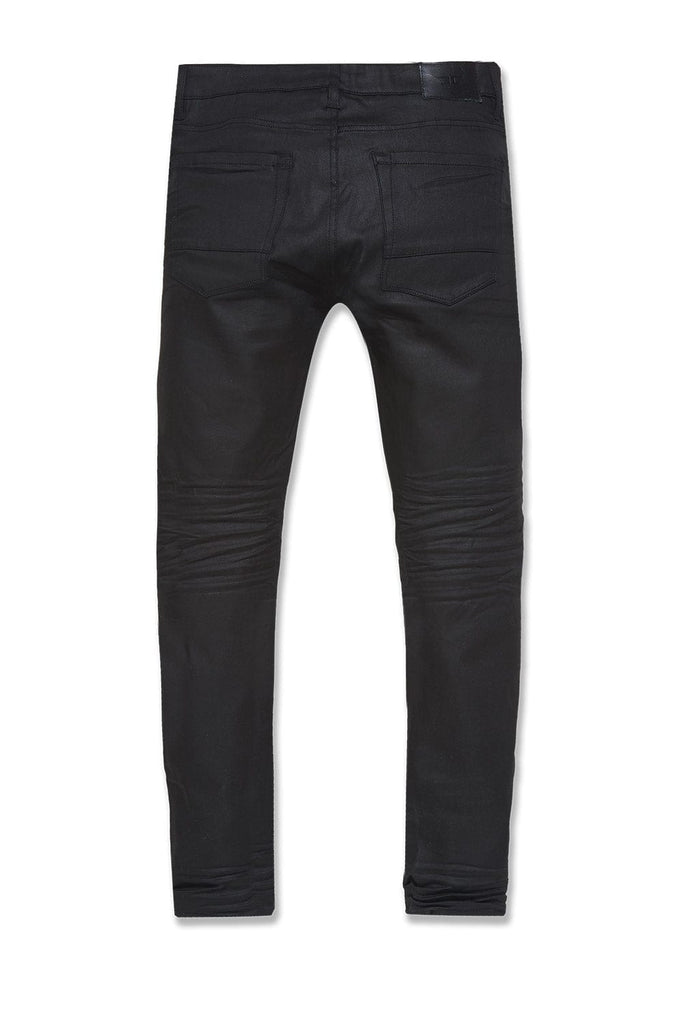 Jordan Craig Black Waxed Jeans