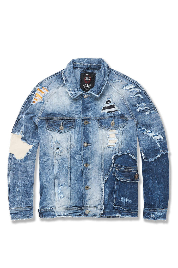 Jordan Craig Ambition Denim Trucker Jacket (Aged Wash)