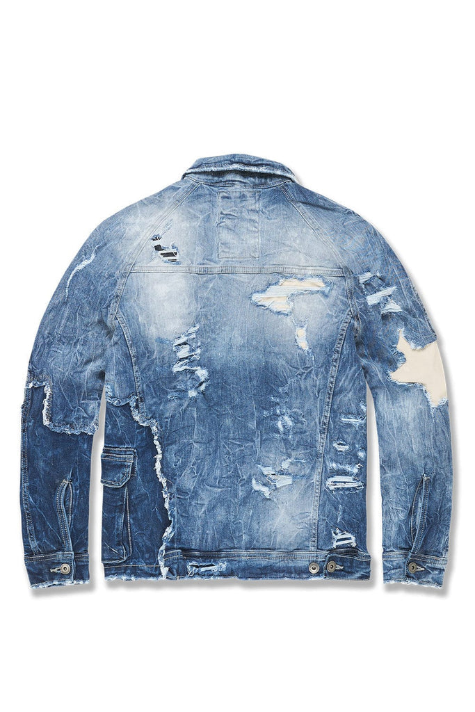 Jordan Craig Ambition Denim Trucker Jacket (Aged Wash)