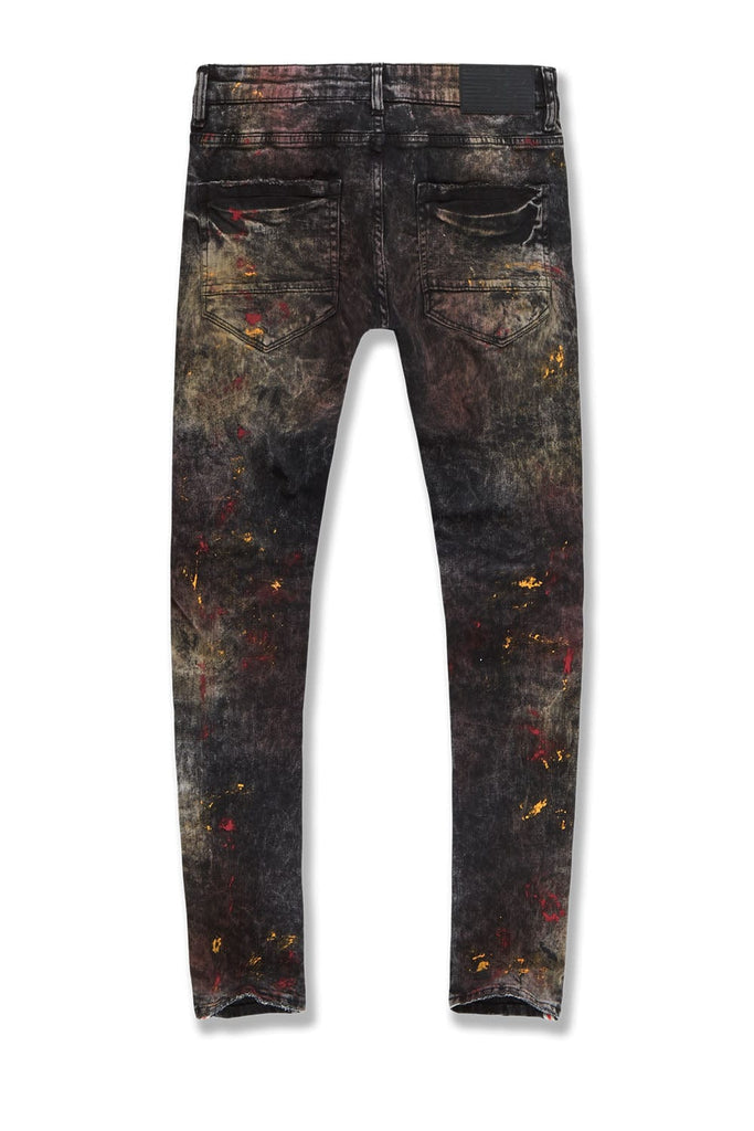 Jordan Craig Big Men Aaron- Sparta Striped Denim (Wildfire)