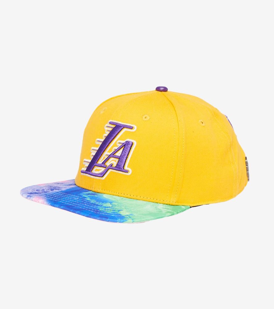 Pro Standard Los Angeles Lakers Dip Dye Snapback Hat