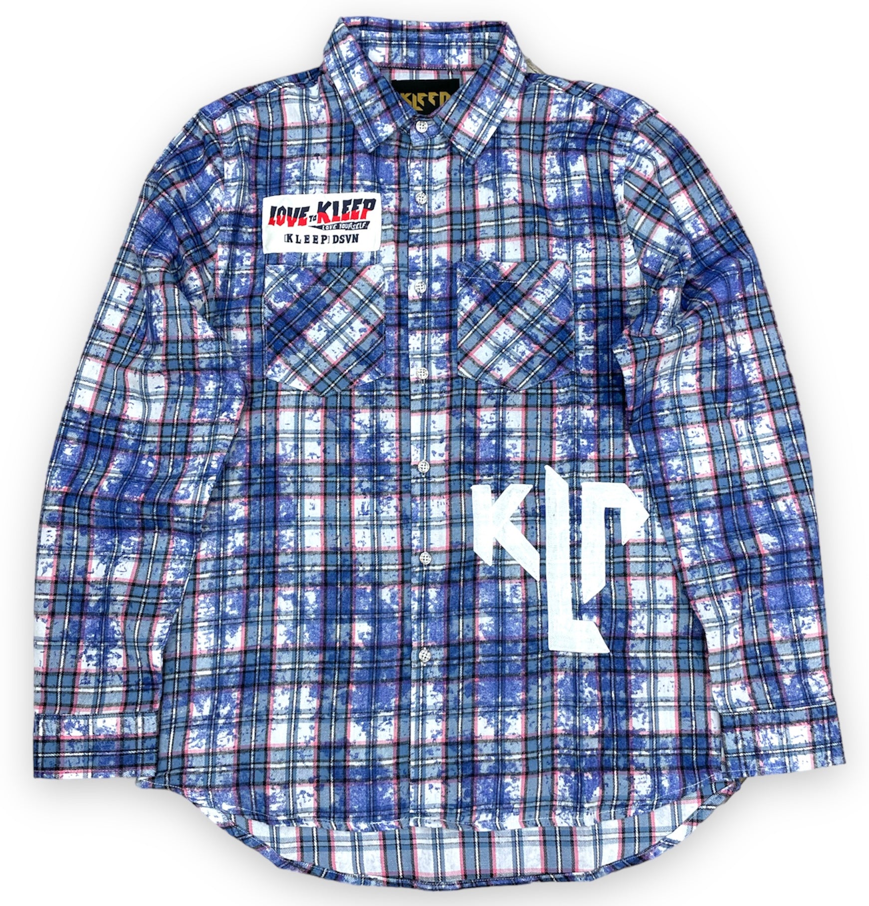 Kleep Unik Men's Premium Flannel Button Down Shirt