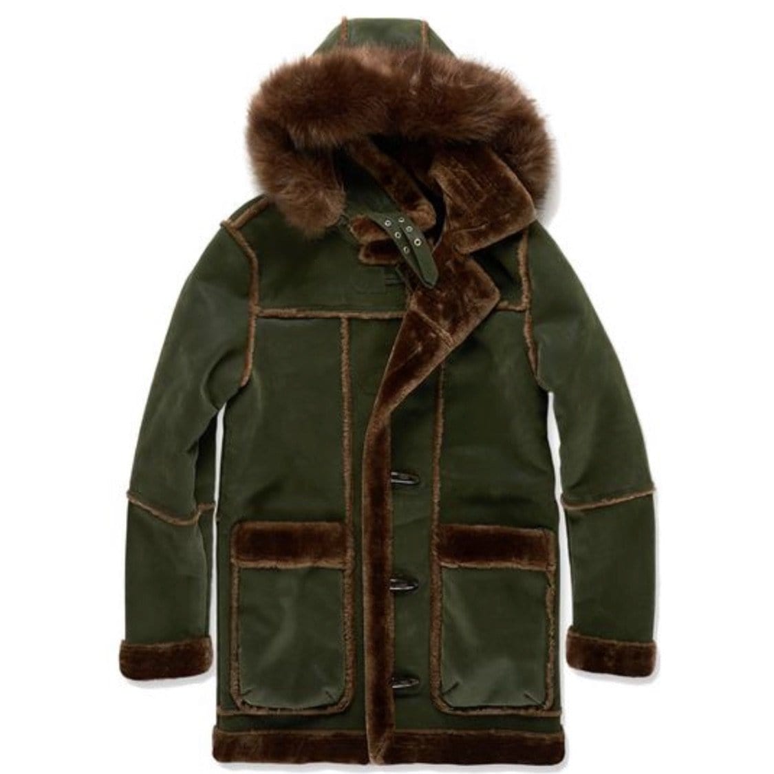 Jordan Craig Denali Shearling Jacket - Army Green