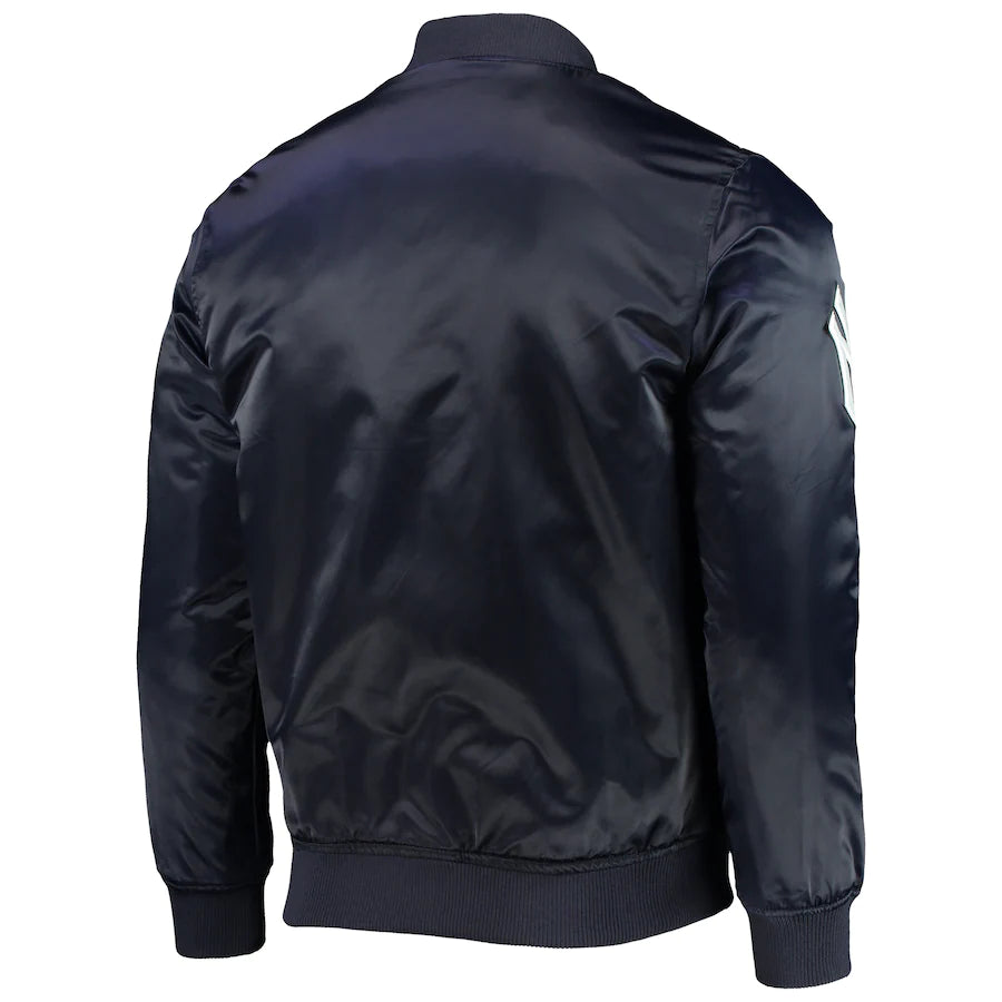 Pro Standard New York Yankees Wordmark Satin Full-Snap Jacket