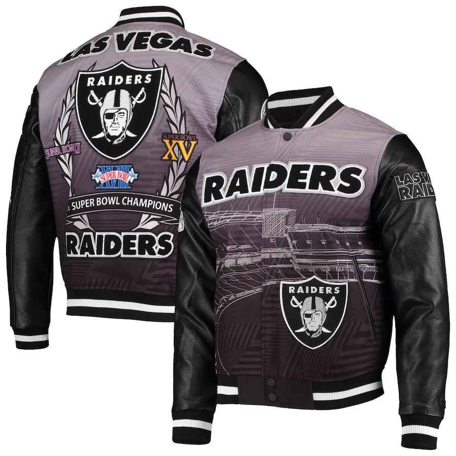 Pro Standard Las Vagas Raiders Varsity Jackets