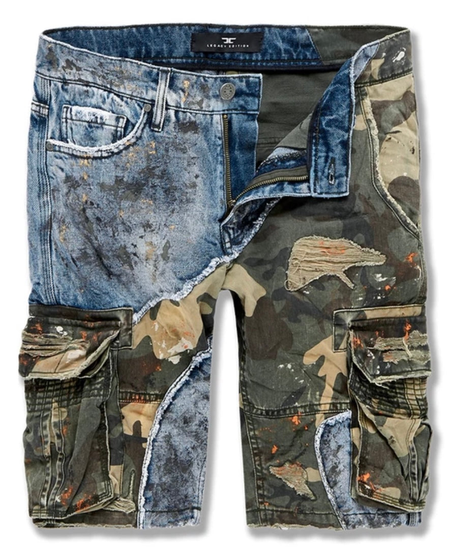 Freedom Denim Cargo Shorts