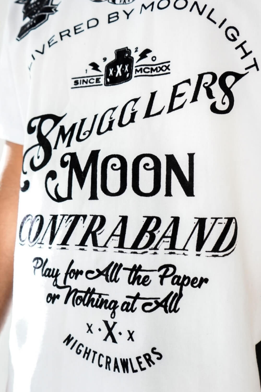 Smugglers Moon T-shirt- White