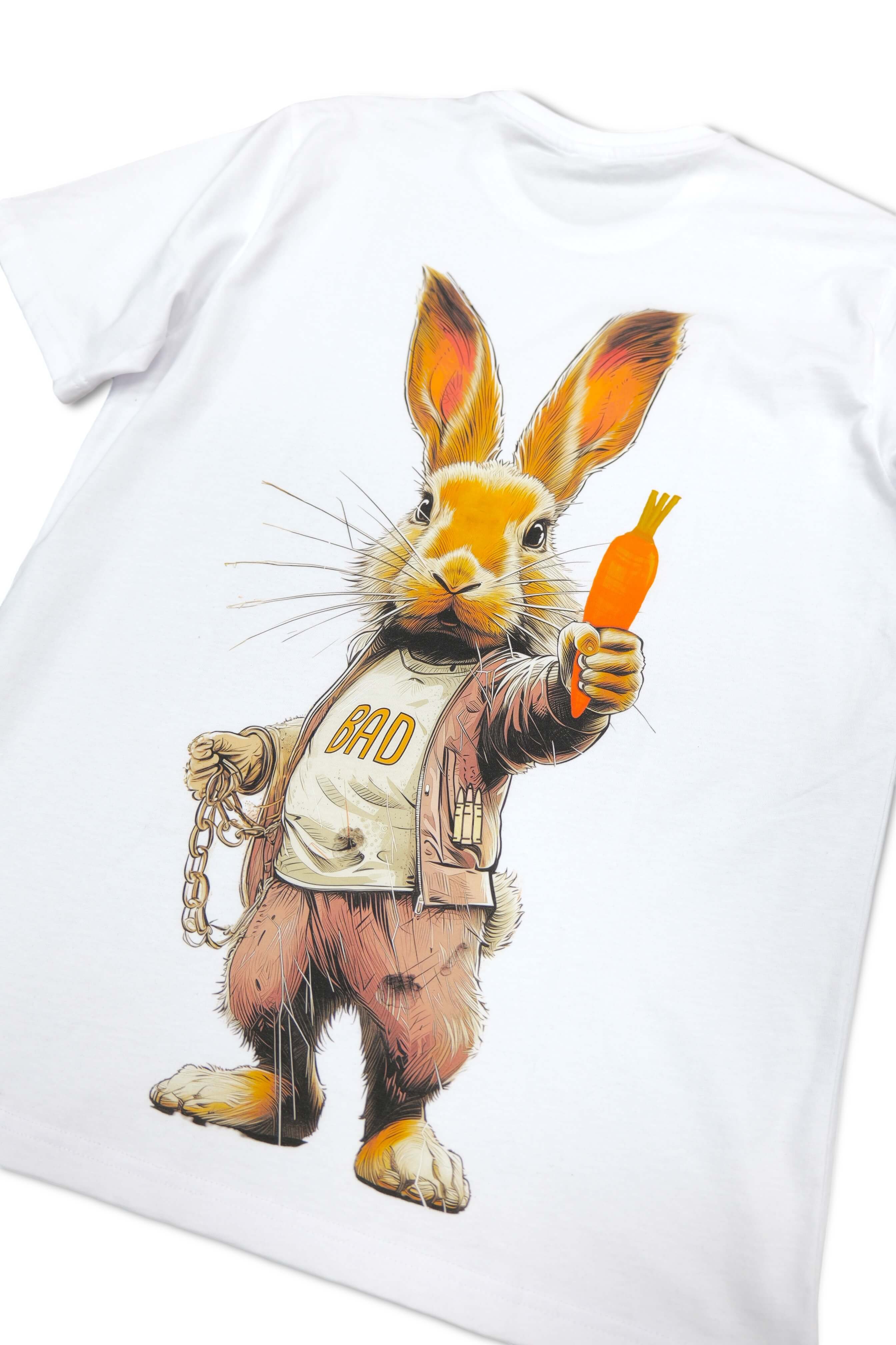 G West Bad Bunny T-shirt - White