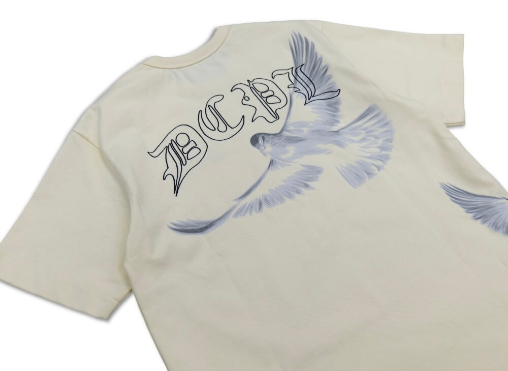 Dcpl Doves Oversized T-shirt- Buttermilk