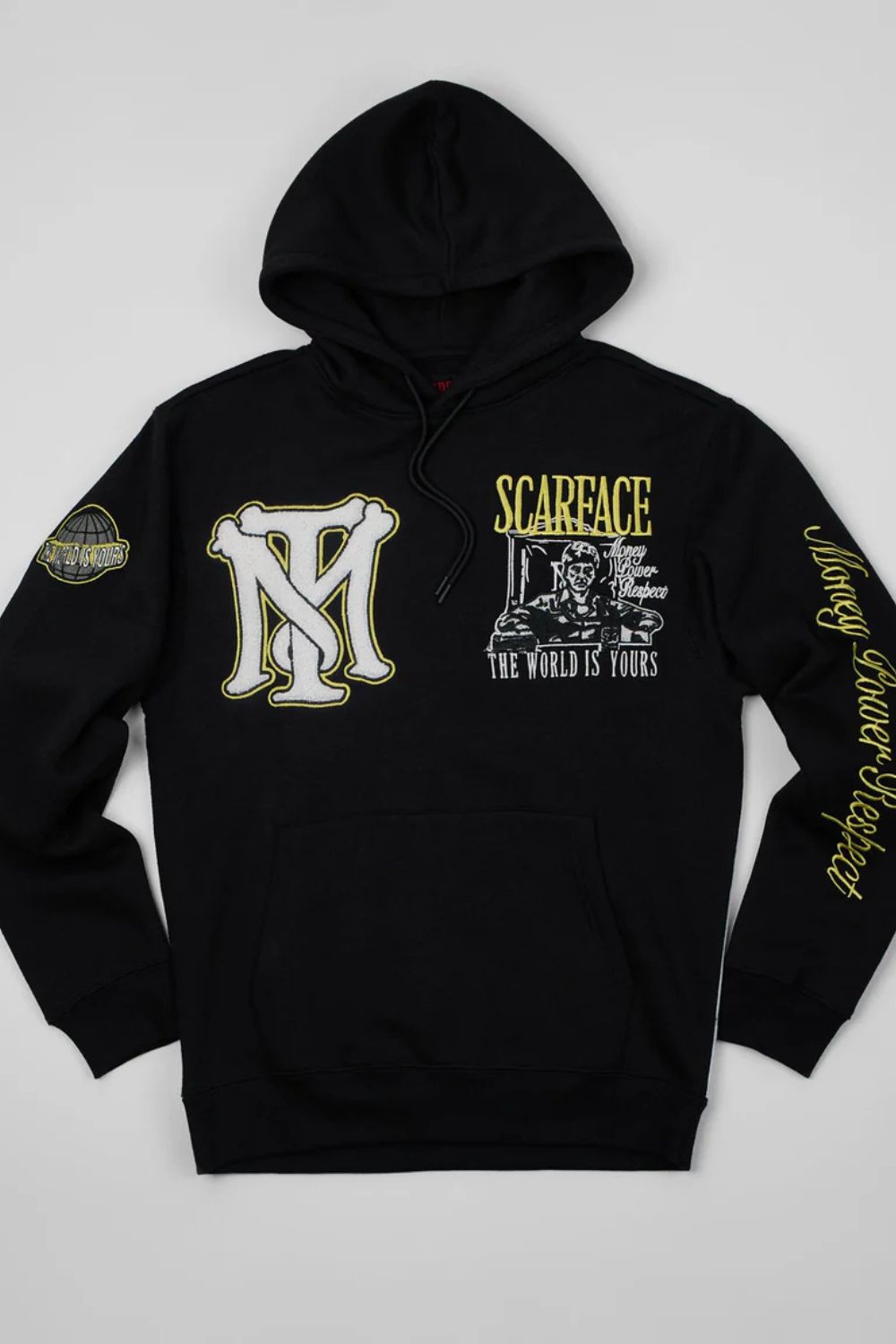 Scarface The World is Yours Graphic Hoodie -Black