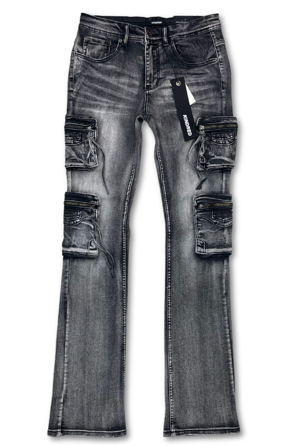 Kindred Stacked Jeans - Black Stone