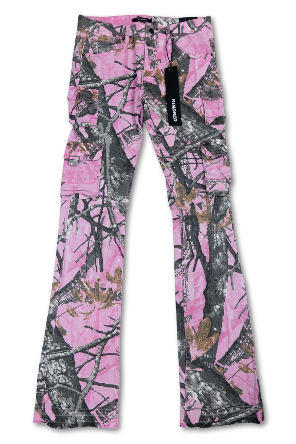 Kindred Stacked Jeans- Pink Camo