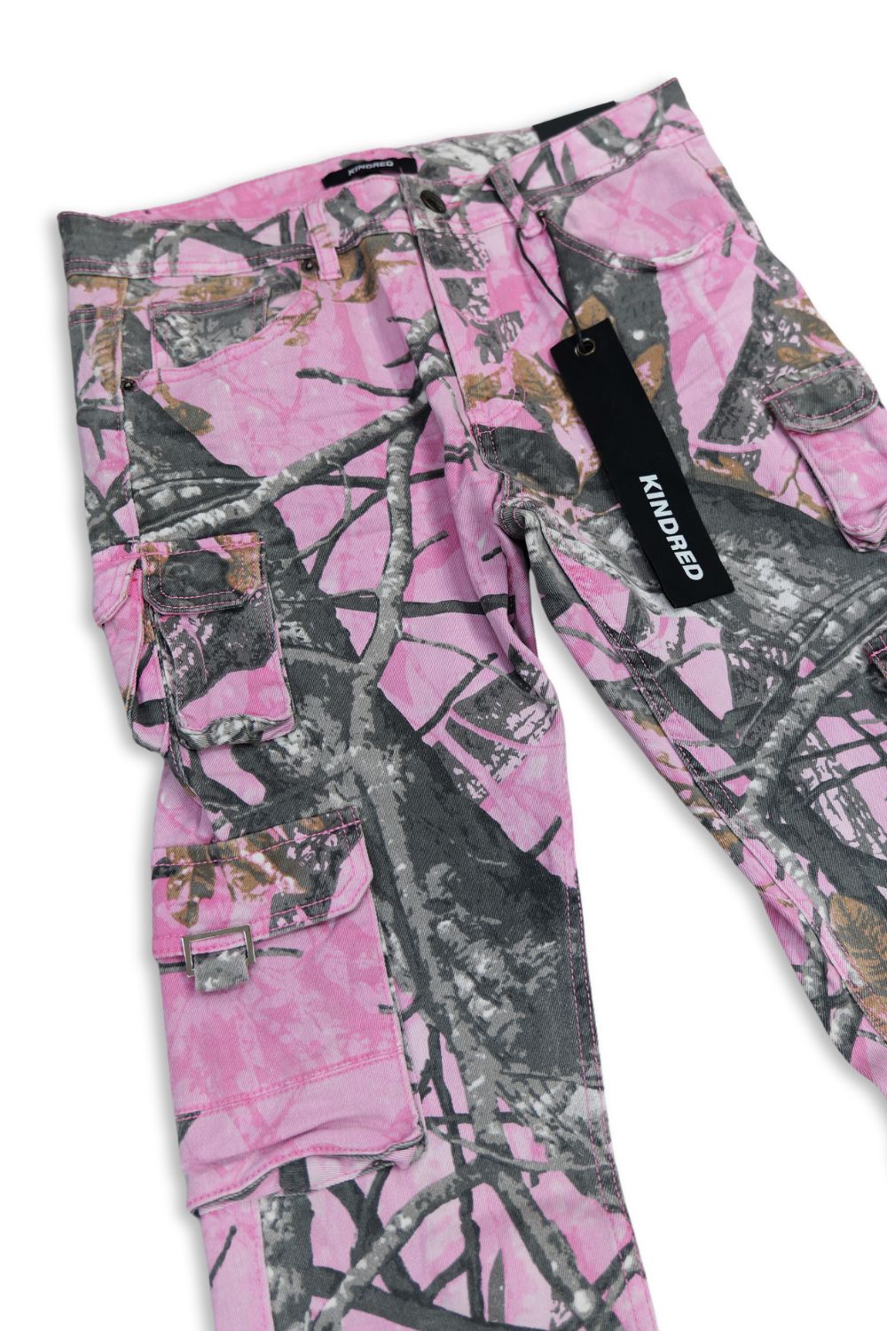 Kindred Stacked Jeans- Pink Camo